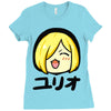 yuri on ice happy Ladies Fitted T-Shirt