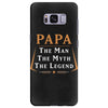 papa the man the myth the legend Samsung Galaxy S8 Plus Case