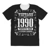 vintage made in 1990 perfectly aged a living legend All Over Women's T-shirt