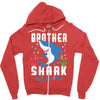 brother shark doo doo doo family matching Zipper Hoodie