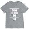 think outside the box V-Neck Tee