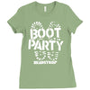 skinhead boot party Ladies Fitted T-Shirt