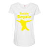 battle royale skydiving fortnite Maternity Scoop Neck T-shirt