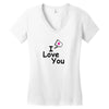 I LOVE YOU Women's V-Neck T-Shirt