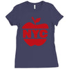 nyc big apple Ladies Fitted T-Shirt