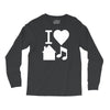 i love house music dj baseball Long Sleeve Shirts