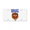 Beast Mode License Plate
