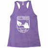 cat best friends for life Racerback Tank