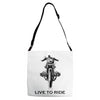 live to ride Adjustable Strap Totes