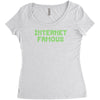 internet famous Women's Triblend Scoop T-shirt