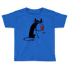 cat and wine Toddler T-shirt