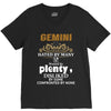Gemini Hated By Many Wanted By Plenty Disliked By Some Confronted By N V-Neck Tee