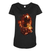 the fastest space ship Maternity Scoop Neck T-shirt