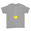 funny 80s pacman 'eating buttons' Youth Tee