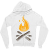 camp &amp; bonfire Zipper Hoodie
