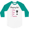 wine shopping 3/4 Sleeve Shirt