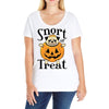 halloween pug Ladies Curvy T-Shirt