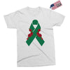 liver ribbon and rose Exclusive T-shirt