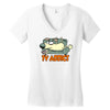 tv addict Women's V-Neck T-Shirt
