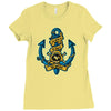 king of pirates anchor Ladies Fitted T-Shirt
