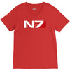 mass effect n7 logo V-Neck Tee