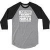 I Play Guitar Piano Punching People Is Frowned Upon 3/4 Sleeve Shirt