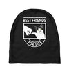 cat best friends for life Baby Beanies