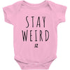 Juanpa Zurita Stay Weird Baby Onesie