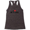 i love books Racerback Tank