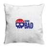 born bad Throw Pillow