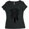 rock and roll Women's Triblend Scoop T-shirt