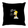 Homer Simpson Throw Pillow