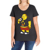fractal comic book guy Ladies Curvy T-Shirt