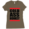 cold ass honkey funny cool honky rap t shirt tee shirt,, Ladies Fitted T-Shirt