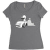 driver Women's Triblend Scoop T-shirt