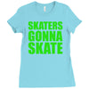 skaters Ladies Fitted T-Shirt