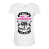 I Have A Pretty Granddaughter Gun A Shovel And An Alibi Maternity Scoop Neck T-shirt