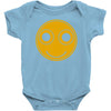 funny smiley face Baby Bodysuit