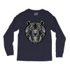 tiger zentangle Long Sleeve Shirts