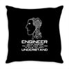 engineer understand Throw Pillow