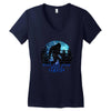 Big Foot Women's V-Neck T-Shirt