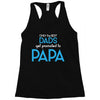 Only the Best Dads get Promoted to Papa Racerback Tank