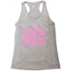 breast cancer awareness month Racerback Tank
