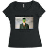 René Magritte The Son Of Man Women's Triblend Scoop T-shirt