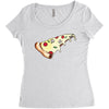 Pizza Slice Women's Triblend Scoop T-shirt