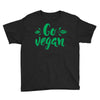 go vegan Youth Tee