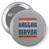 mayor haggar Pin-back button