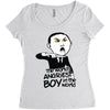 angriest boy in the world Women's Triblend Scoop T-shirt