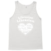 librarian if you my hands are full you should see my heart Tank Top
