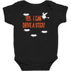 yes i can drive a stick Baby Bodysuit